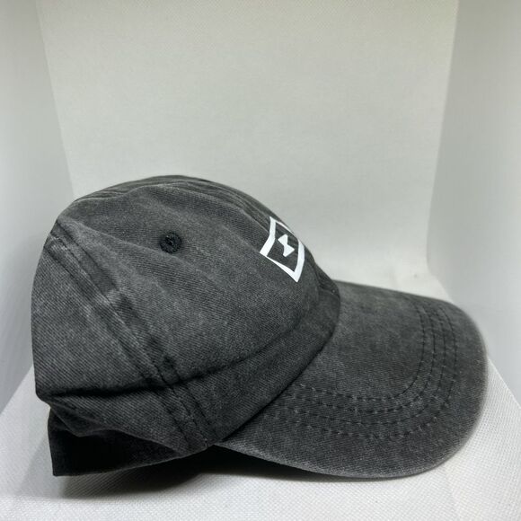 Low Battery Icon Hat – Vintage Black Dad Cap with Adjustable Strap - Picture 3 of 4
